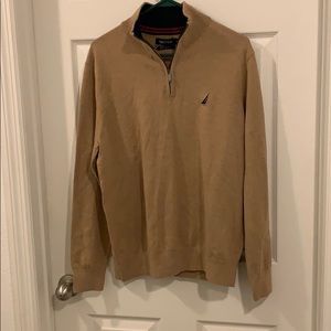 Nautica men’s zip up sweater medium